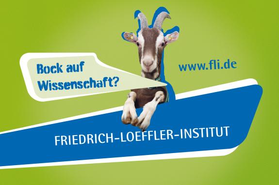 Eine Ziege mit Sprechblase stellt die Frage "Bock auf Wissenschaft?".