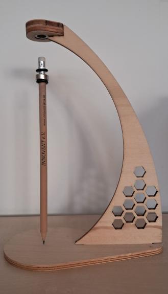 floating pencil